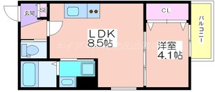 LIB鶴見橋SOUTHの物件間取画像